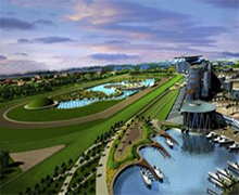 迪拜邁丹賽馬場(chǎng)中的方工手拉葫蘆