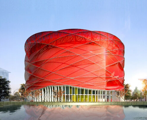 中國(guó)最驕傲的水秀舞臺(tái)完工